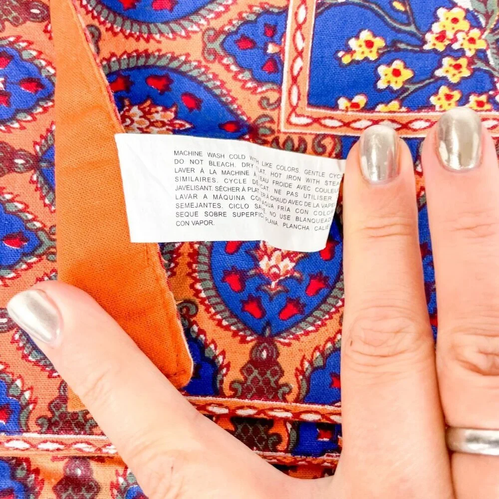 Pier 1 pattern back orange